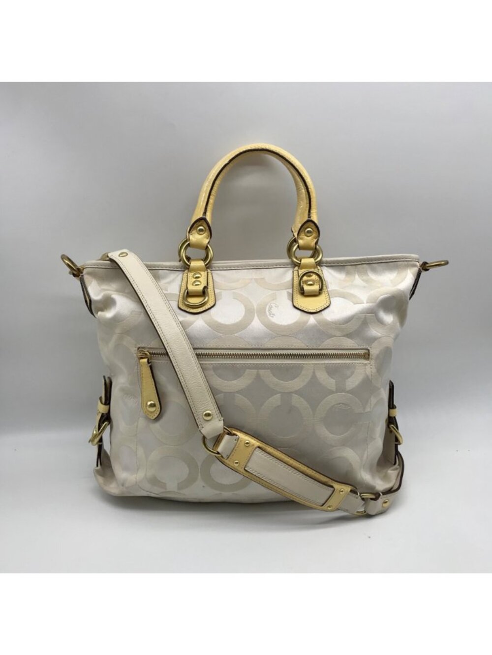 Coach Off -White Madison Sabrina Satchel Bag - Picture 2 of 13